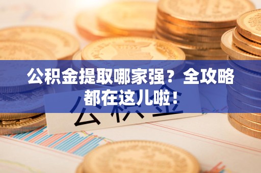 利辛公积金提取哪家强？全攻略都在这儿啦！